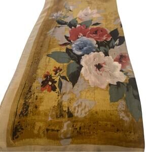 Beautiful Autumn Colors Viscose/Cotton Blend Scarf/Wrap, Chic, Evenings 35”x 74”